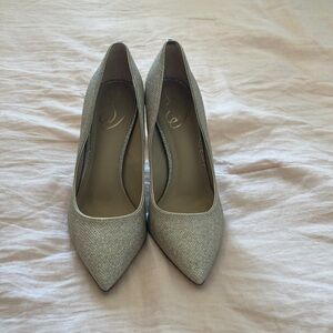Sam Edelman Shimmering Silver Heels